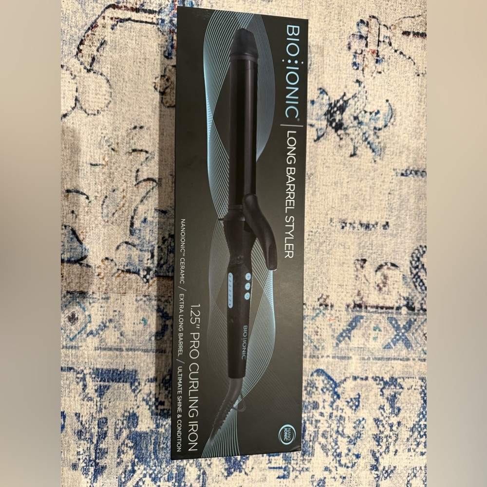 bio ionic curling iron 1.25 inch